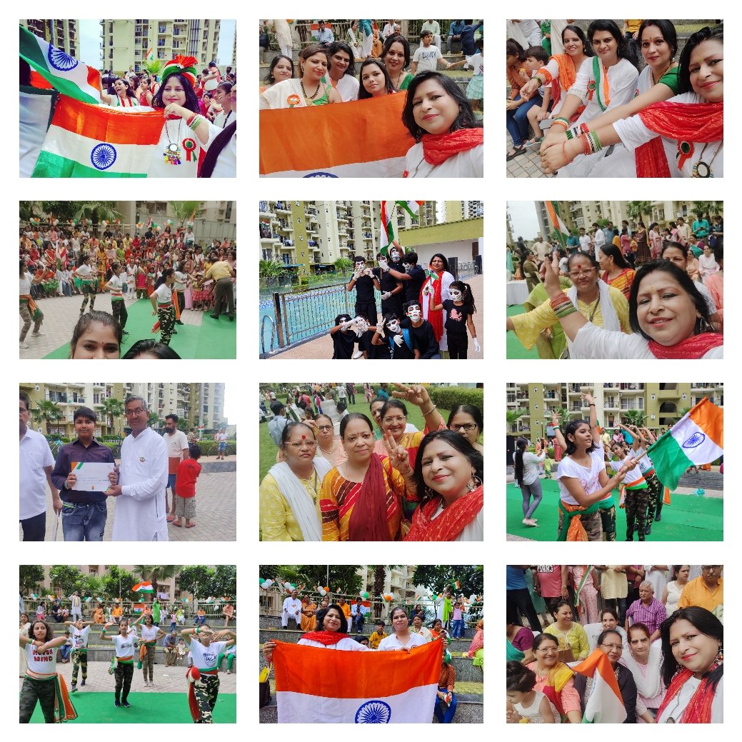 pritii_pritii's tweet photo. #aajadikaamritmahotsav #tridentembassy society sec1,noida ext.में हर उमर के लोगो ने मिलजुल कर धूमधाम से मनाया@narendramodiजी,@myogiadityanathजी आपके कामों के द्वारा भारत की जनता का सर फिर से गर्व से ऊंचा हुआ, और जनता ने फिर से अपनी खूबियों को पहचाना और आपके हर विचार पर आपके साथ https://t.co/ayFpguNGAk