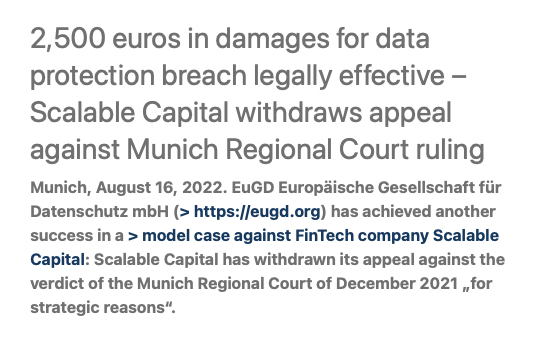 EuGD Europäische Gesellschaft für Datenschutz mbH tweet media