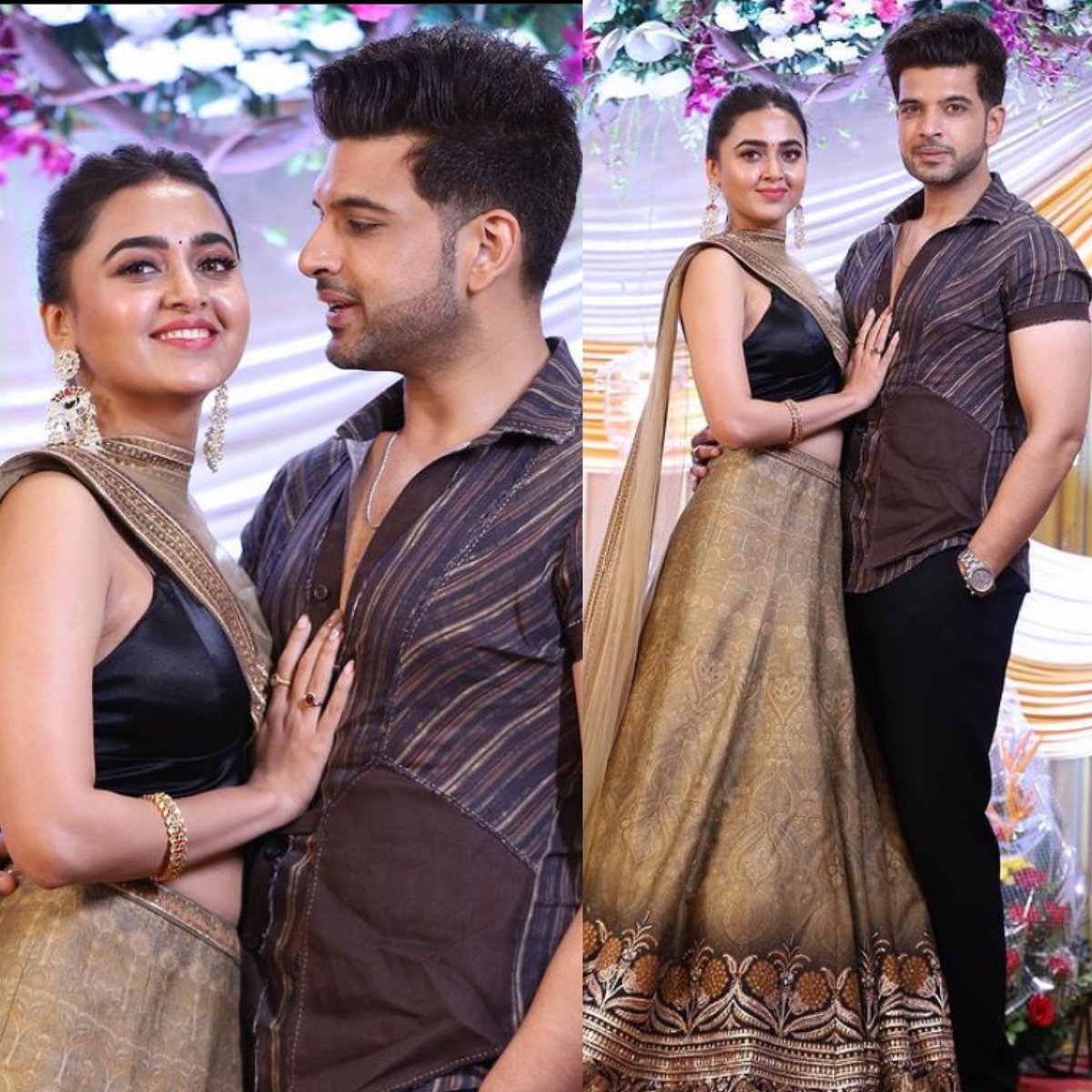 ETimesTV's tweet photo. These cuties have our hearts!! 😻💖
@itsmetejasswi @kkundrra 

#tejasswiprakash #karankundrra #tejran #etimestv https://t.co/nbLxOnwCwN