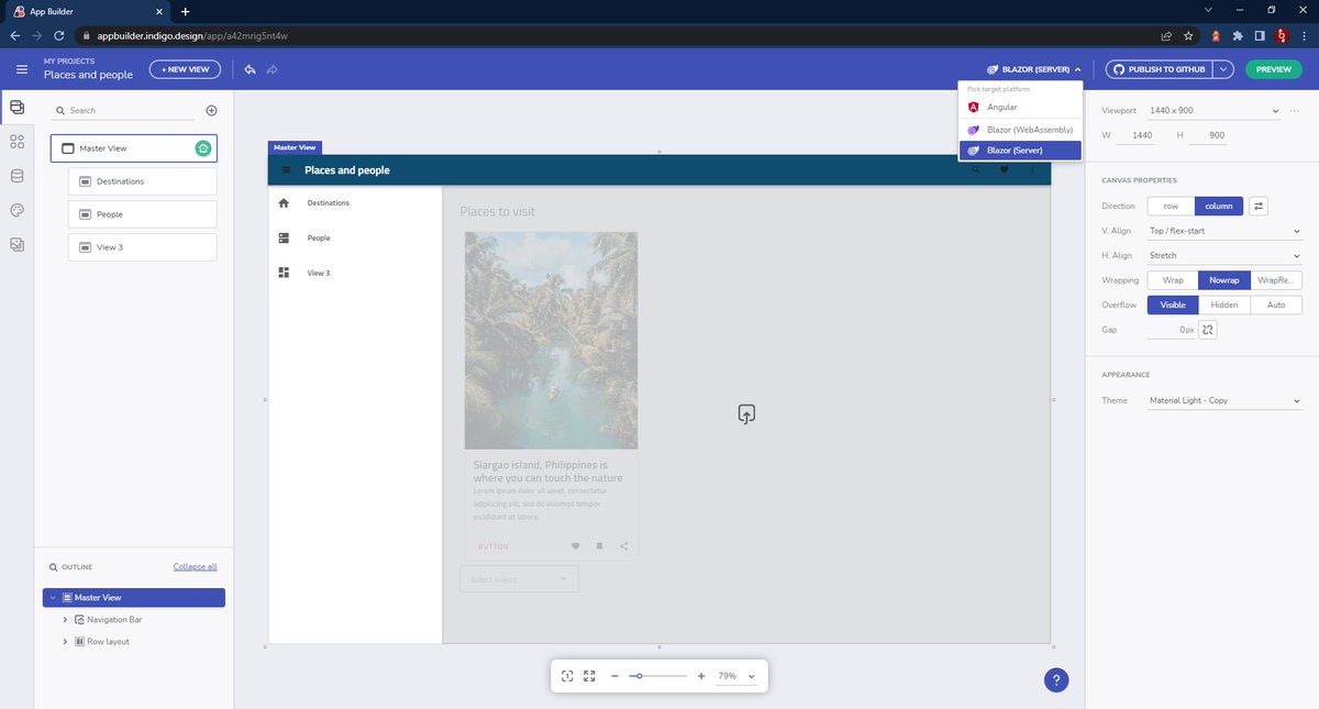 🚀🔥The latest addition to the #AppBuilder code generation targets is live! Now you can choose from Blazor WASM and Blazor Server. Vanilla JS/HTML #WebComponents coming next!

🧑‍💻infragistics.com/products/appbu…

Congrats to the whole team!

#Blazor #Angular #IgniteUI