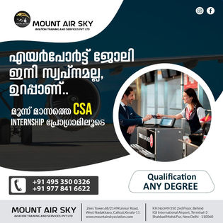 MountAviation's tweet photo. https://t.co/WCcRYWkZXj
PLEASE CONTACT FOR MORE DETAILS.
info@mountairskyaviation.com
04953500326,9037269977

#aviationlovers #aviation #aviationphotography #aviationdaily #airportjobs #CSA #job #JobSeekersSA #JobSearch #Jobs #placement #Airlines https://t.co/VEfjSK5F9P