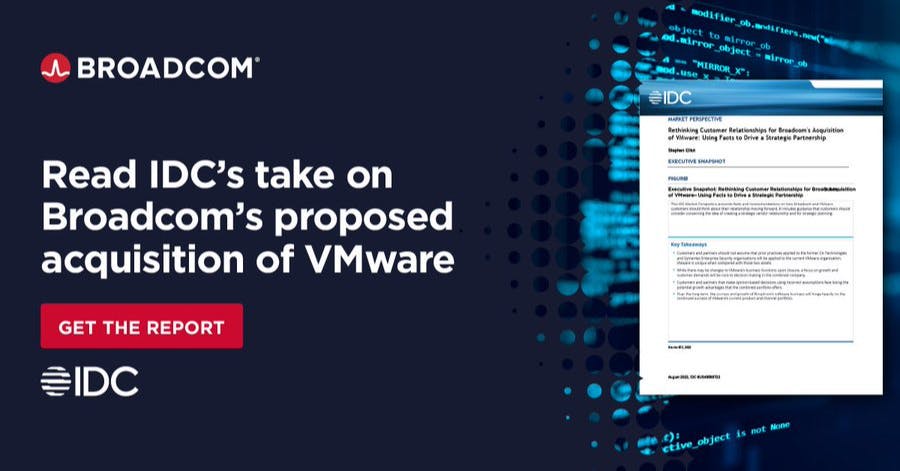 alanmaxwell1968's tweet photo. Read the latest from IDC on the proposed combination of Broadcom and VMware: https://t.co/Evf3h7j9h2 https://t.co/WTJPY1eT9r