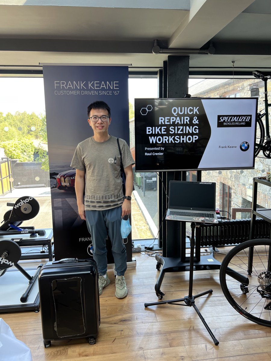 FrankKeaneBMW's tweet image. Thank you to all customers that attended our second Bike Workshop at Specialized Ireland on Saturday morning 🚴

Watch this space for future events in collaboration with the Specialized team. 

#Specialized #FrankKeaneBMW #iamspecilaized