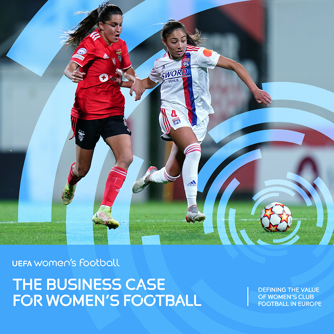UEFA's tweet photo. ⚽ 𝙏𝙝𝙚 𝘽𝙪𝙨𝙞𝙣𝙚𝙨𝙨 𝘾𝙖𝙨𝙚 𝙛𝙤𝙧 𝙒𝙤𝙢𝙚𝙣'𝙨 𝙁𝙤𝙤𝙩𝙗𝙖𝙡𝙡

📈 UEFA today launches a brand-new, forward-looking and practical report that highlights the potential for growth in the European women’s club and league game over the next decade.

Find out more: ⤵️