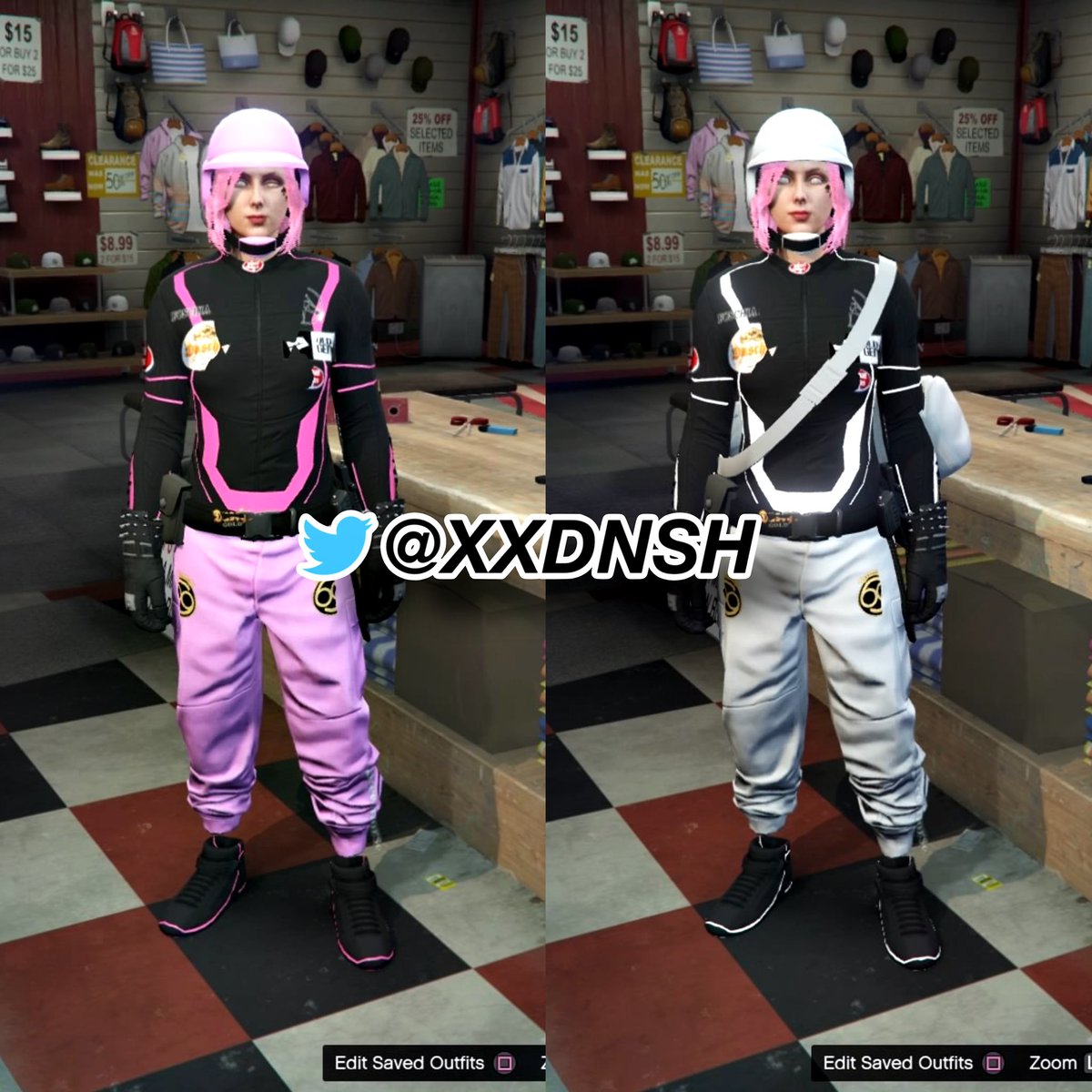 xxdnsh's tweet photo. BEFF outfit service is back up as usual. DM me for info. $5 for 1 outfit now 🔥 https://t.co/t5OeTmK6Ms