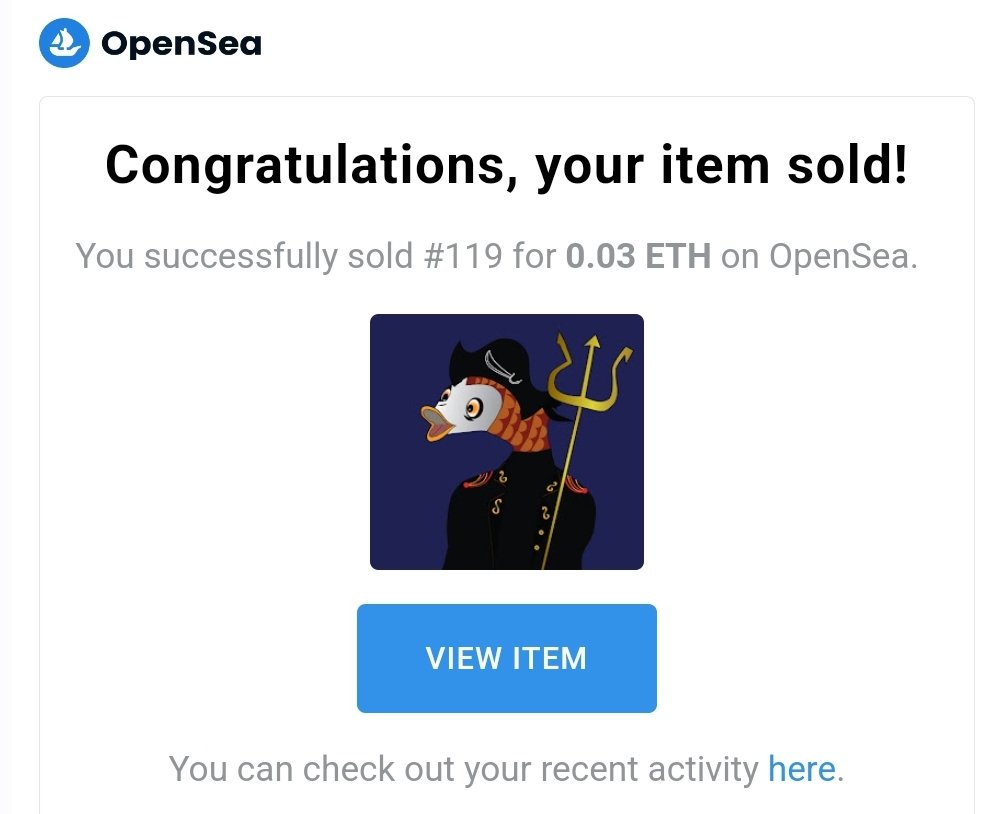PapaFish_NFTs's tweet photo. Wooow SOLD 🎉🎉🎉 Thank you @TrahnoelDan for supporting and believing in FishPeople #NFTs ⛵️

Welcome to the #NFTCommunity and Stay Tuned - 32 more to go until the Gold #NFT Coin will be airdropped into your Wallet 🌊🌊

#NFTProject #NFTCollection
#nftart #NFTsales #OpenSeaNFT https://t.co/esAOioKPrF