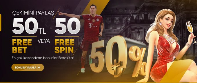 🙀Çekimini Paylaş Paylaştıkça Daha Çok Kazan 

❓Çekim mi Yaptınız ? Daha Çok Avantaj mı İstiyorsun?

📸Hemen Paylaş 50 FREE SPİN VEYA 50 FREE BET'İN SAHİBİ OL

⚡️Lisanslı ve Çekim Hız Garantili Siteniz BETOX Başarılılar Diler.
➡️bitly.com/betoxadres