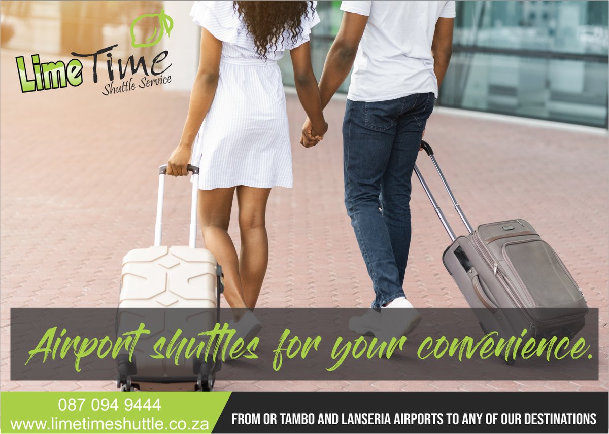 LimeTimeShuttle's tweet photo. Airport shuttles for your convenience.
https://t.co/kfmQBAWnPt 
#limetimeshuttle #shuttleservice #safety #comfort #service #whiteriver #nelspruit #stressfree #safetransport #transport #studentdiscount #pensionersdiscount #comfort #shuttlebus #shuttlelife #ortambo #bestdrivers https://t.co/ylSLL9EEWX