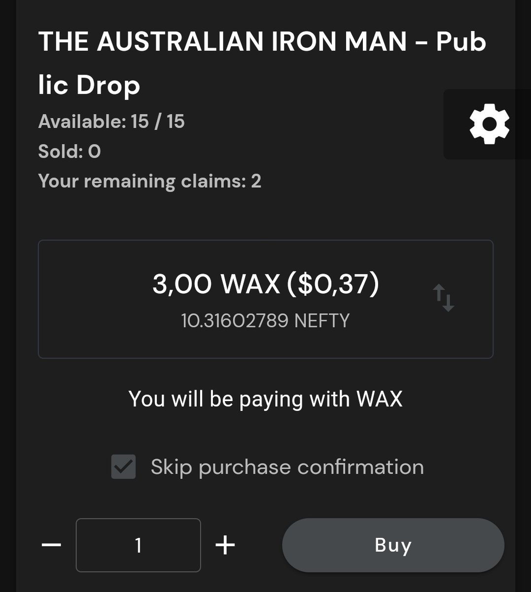 hobcollection's tweet photo. Good morning collectors! "The Australian Ironman" pubblic drop is live for everyone at 3 $WAXP ($0.36). Keep holding @hobcollection
you will see some great things.
https://t.co/yKhUXvUa8o
#WAX #cycling #waxfam #NFTCommunity #NFT #gm #preminted https://t.co/S4qWJBiB80
