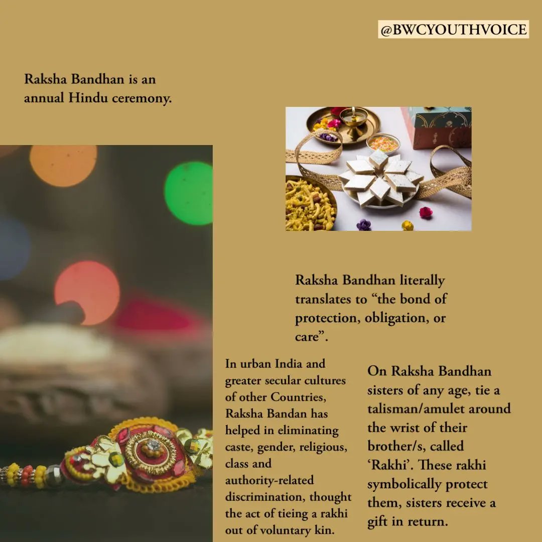 BWCYouthVoice's tweet photo. Post made by Anjali, YPAGs EDI lead
#Rakhi #RakshaBandan #youngpeople #volunteers #ediawareness https://t.co/UBWulmIqGf