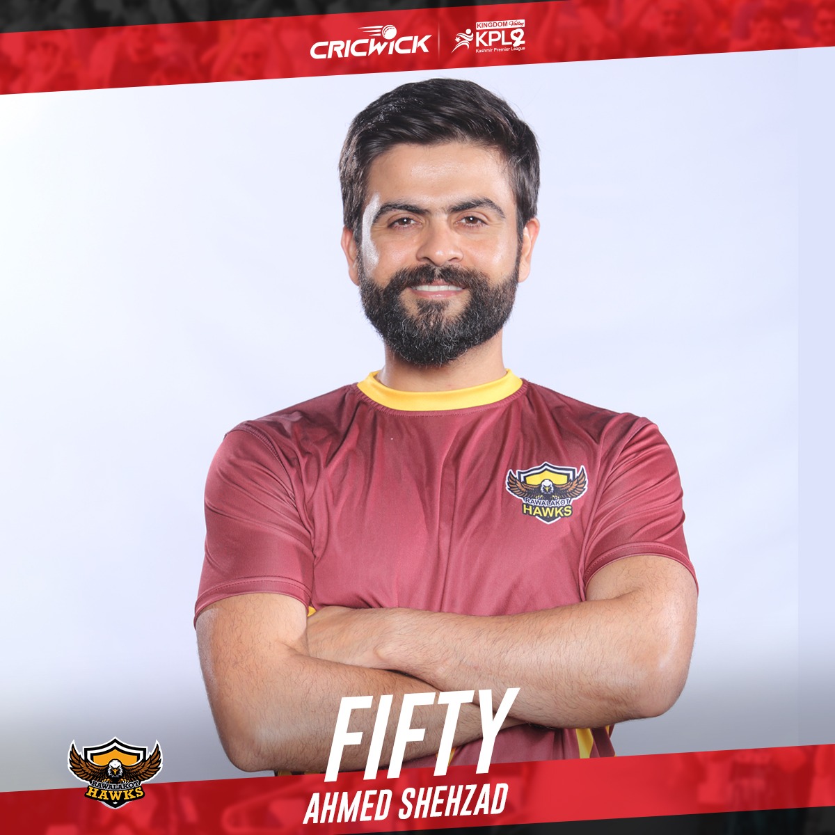 Cricwick's tweet photo. A captain's knock ✨
@iamAhmadshahzad is playing a brilliant hand in his team's effort today 💫
Live Stream #MTvRH 👉 https://t.co/Ia66JQYRRW
#KPL2022 #KheloAazadiSe #KingdomValleyKPL #CricketTwitter https://t.co/KIYhLyDNLj