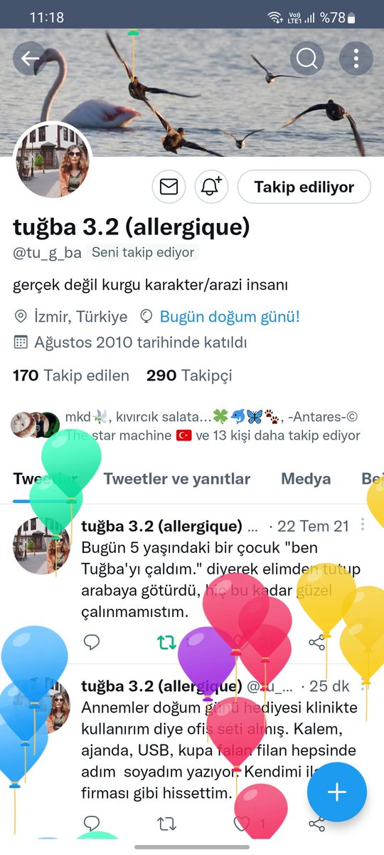 ozgurerkocaoglu's tweet photo. Balonlar uçuyormuş bugün, iyi ki  doğdun canım abam benim 🎈🎉✨️ https://t.co/dlXgiDLYn2