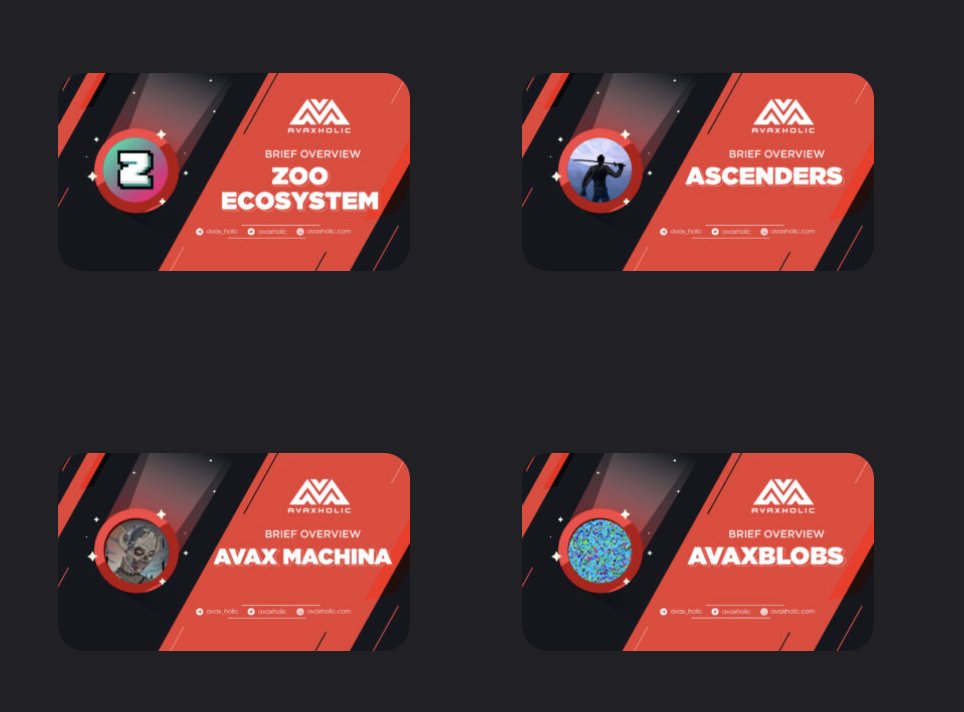 The <a href="/ZooEcosystem/">Zooecosystem</a> project is growing in visibility in different crypto circles.

It could be a pillar of #Avalanche GameFi realm.

$ZOO #Zoogames #Zooracers #P2E #AVAX
