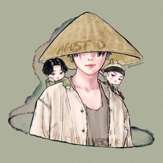 #AGUSTD_6주년_축하해 #AgustD6thAnniversary #btsfanart 