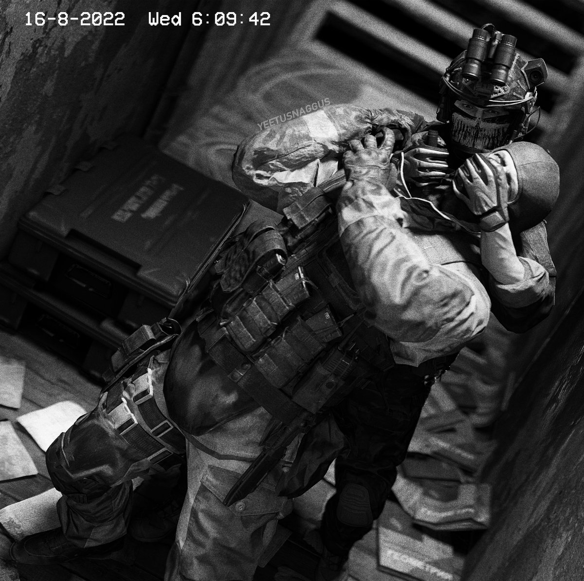 Hush...

Bday gift for my man <a href="/Scout_115/">AssassinNinja100</a>, wish him a happy birthday!

#SFM #SourceFilmmaker #3D #Render