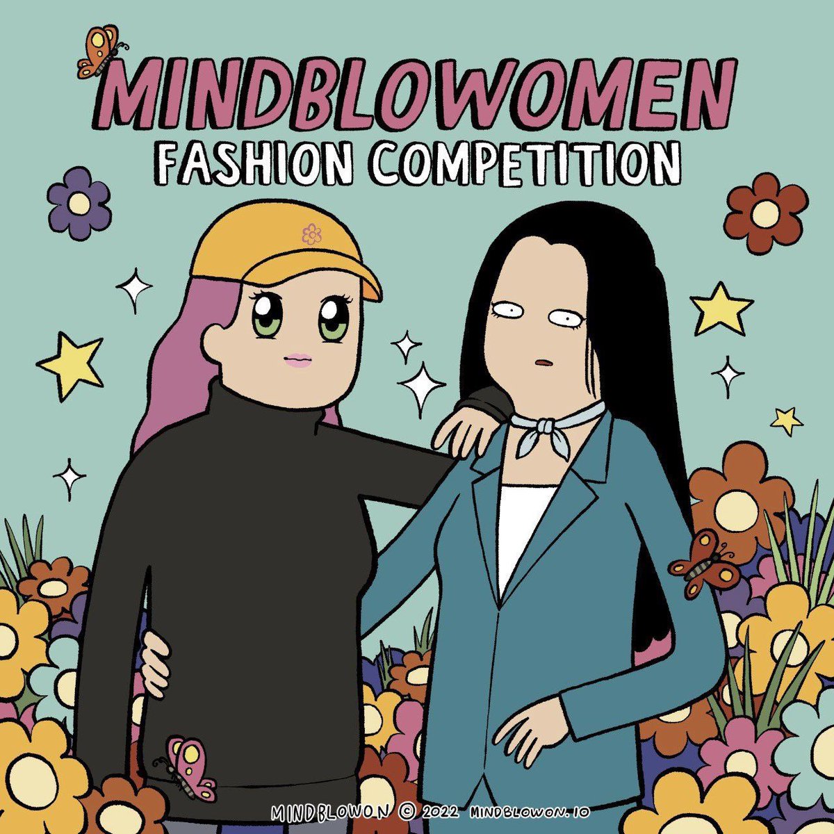 TED3166's tweet photo. Our #Mindblowomen fashion competition ends tomorrow on Wednesday 3PM UTC. ✨ 

Love to see so many submissions in our channel so far! Great outfits! 😍

Which lady will bring the prize of 0.05eth home? 👀 

@MindblowonNFT 
#NFTCommunity 
#fashioncompetition 
#dresstoimpress https://t.co/yDzLjvVLfs