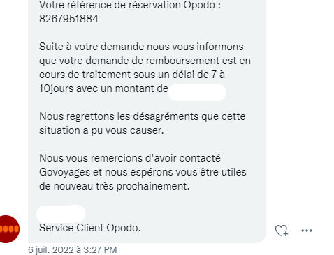 Hurit79's tweet photo. @opodo Toujours aussi rapide dans le remboursement d'un voyage annulé en décembre. Remboursement sous 10 jours max, ça fait 1 mois et demi ! C'est vraiment se foutre des clients. #ToujoursDesExcusesJamaisActions @CPVA https://t.co/Se9ZWfL6xe