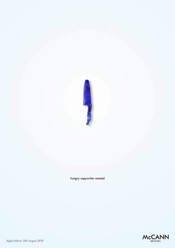 What a creative way to announce a job opening! 

McCann, 2018