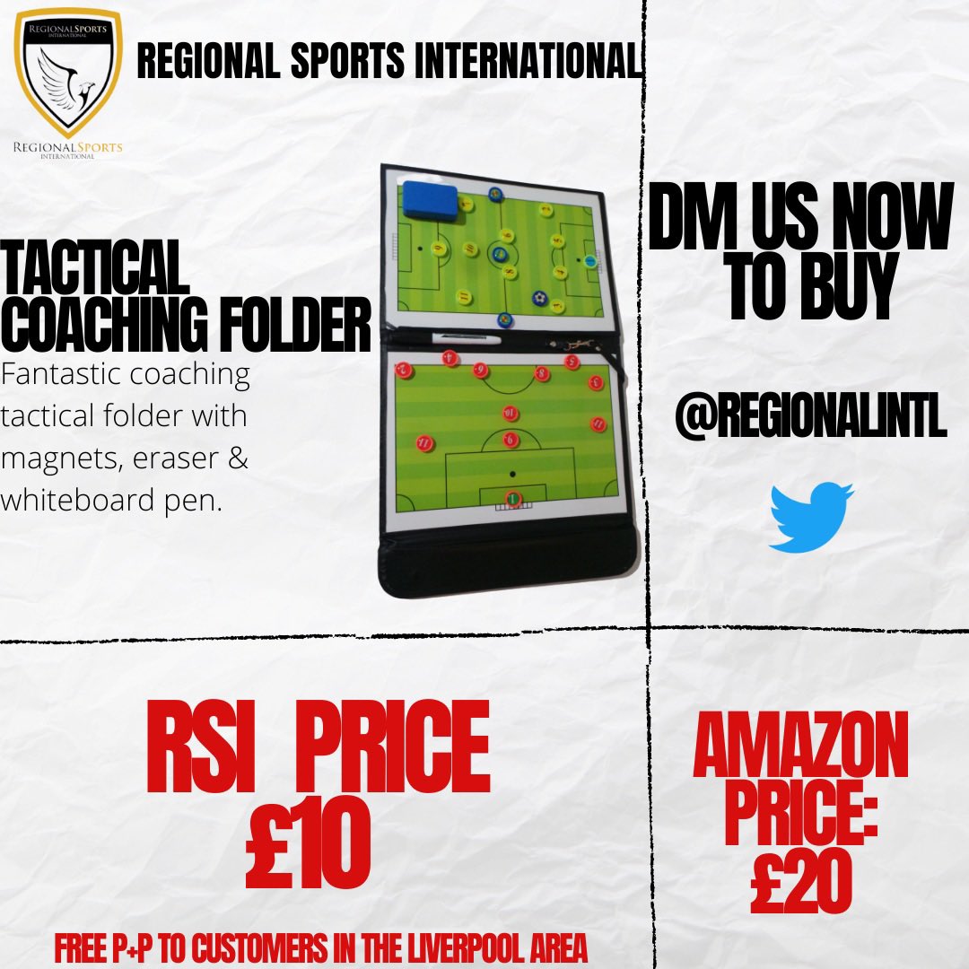 SUPER DEALS 
Massive saving on selected products 
DM us now!
#coaching #development #grassrootsfootball