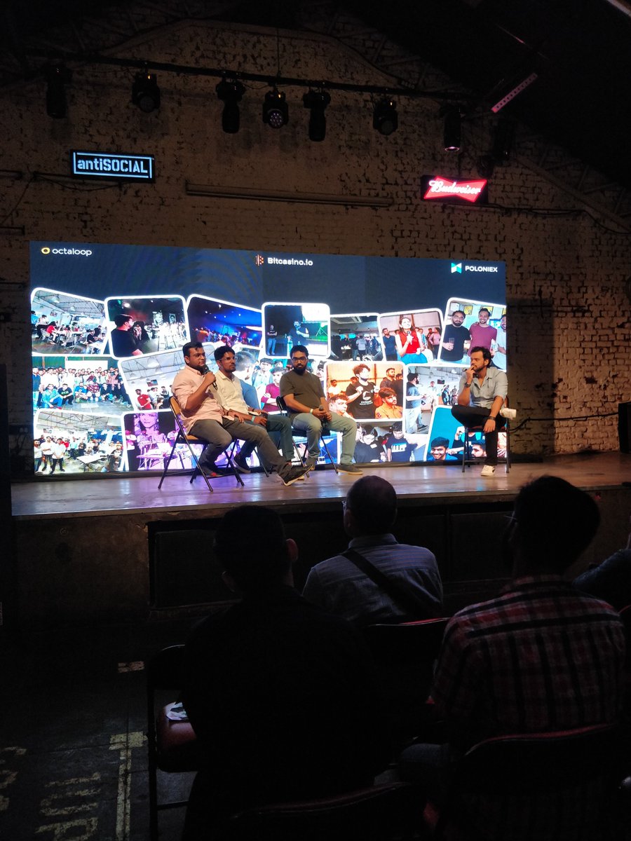 IBTxOfficial's tweet photo. We had a blast at the event! Special thanks to everyone who turned up and made this a wonderful evening! 🔥❤️ 

#IndiaBlockchanTour

#cryptomeetup 
@TeamBinamite @Bitcasinoio @Poloniex @Smitether @av535 @NG_exhales @round_da_block @justsupersized https://t.co/aFNaUpfpnt