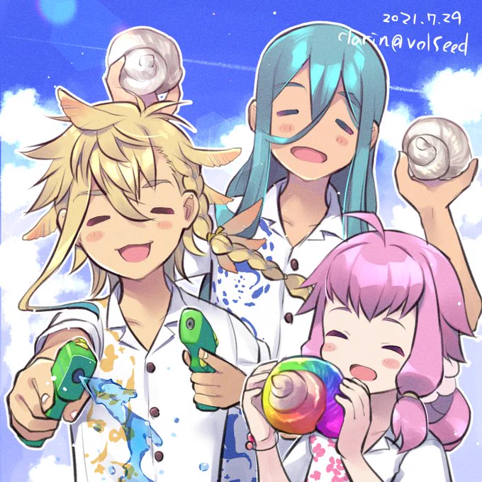 連隊戦おつかれさまでした～!絵は去年描いたやつの再掲です。 