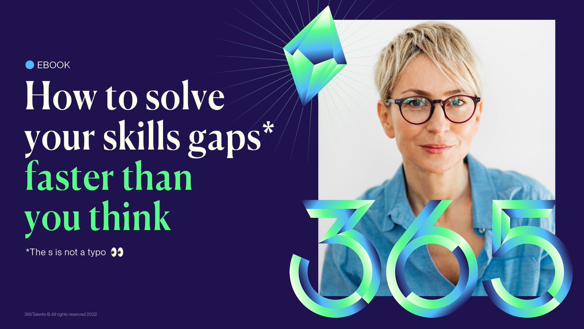 Facing a skills gap (or two 👀) and wondering how to solve it?

Discover the 3 steps to solve your skills gap — and chart a new course for your people at work at the same time — with our new ebook 📚

👉 365talents.com/en/ebooks/skil…

#skillsintelligence #skillsgap #hrtech #ai