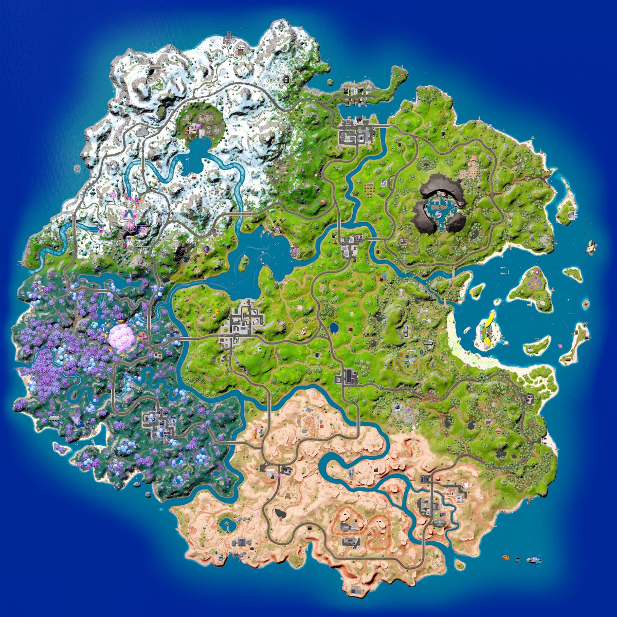 #Fortnite new v21.40 map!