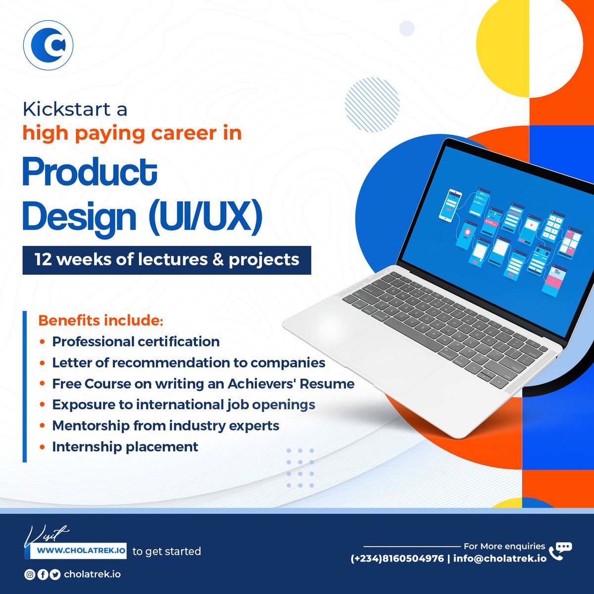 Cholatrek_tech's tweet photo. Every NEW day gives you a second chance for a NEW opportunity.

Here is another beautiful day, presenting itself with another chance for you to jump on a NEW and RARE opportunity. 

Utilize it. 

What's your desired tech skill? 
Leave a comment to get onboarded.
#100DaysOfCode https://t.co/BfLu9sni46