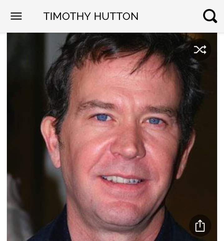 Happy birthday to this great actor.  Happy birthday to Timothy Hutton 