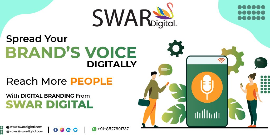 SwarDigital's tweet photo. Spread Your Brand's Voice Digitally.
Reach More People.
With Digital Branding From Swar Digital.
Visit Our Website: https://t.co/608V92prwx
Call Or WhatsApp: +91-8527691737
#digitalbranding #branding #brandagency #brandingagency #brand #digitalbranding #digitalindia https://t.co/iXsb33JFjL