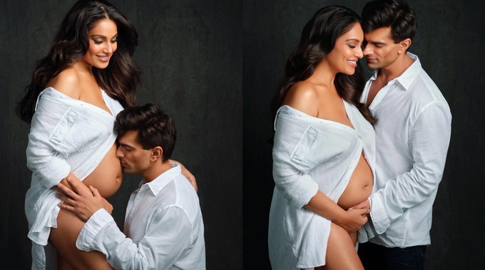 NewsNvbc's tweet photo. #BipashaBasu, #KaranSinghGrover FINALLY make 1st pregnancy Insta official!
#EntertainmentNews #nvbcnews #BreakingNews  #SoonToBeParents https://t.co/1BAu0Ypzm9