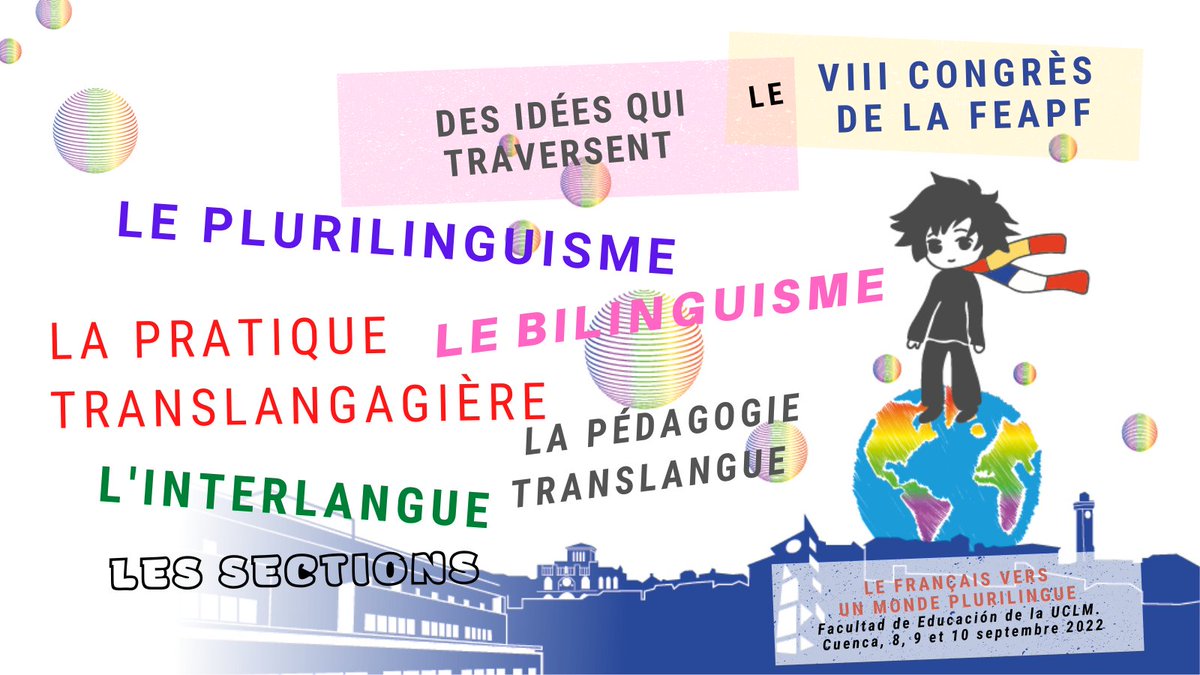 congresoFEAPF22's tweet photo. #charlottesmet
#laurentgajo
#elenarubiosantiago
#raquelsanzmoreno
#plurilinguisme
#bilinguisme
#interlangue
#translangue
#sectionbilingue
#viiicongresfeapf
#facultadeducacioncuenca
#Cuenca https://t.co/dJeeawT7aj