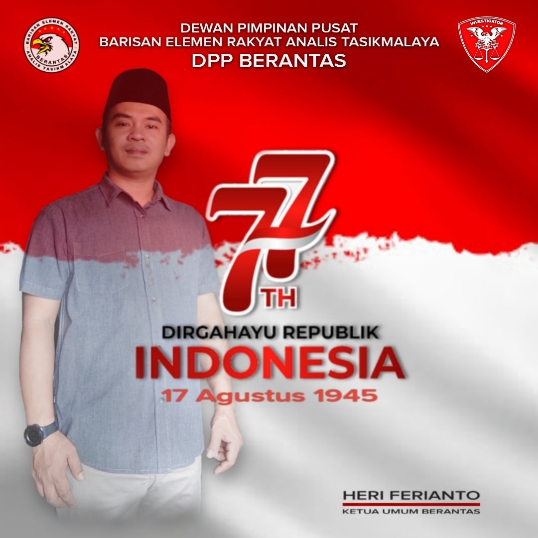 ... DIRGAHAYU REPUBLIK INDONESIA ...
... SEKALI MERDEKA TETAP MERDEKA !! ... ✊️

...

...

...

"Walaupun bingung" melihat rakyat kecil hari ini masih terjajah oleh sistem/kebijakan yang didominasi kepentingan oligarki dan segelintir elit yang memiliki akses terhadap kekuasaan.