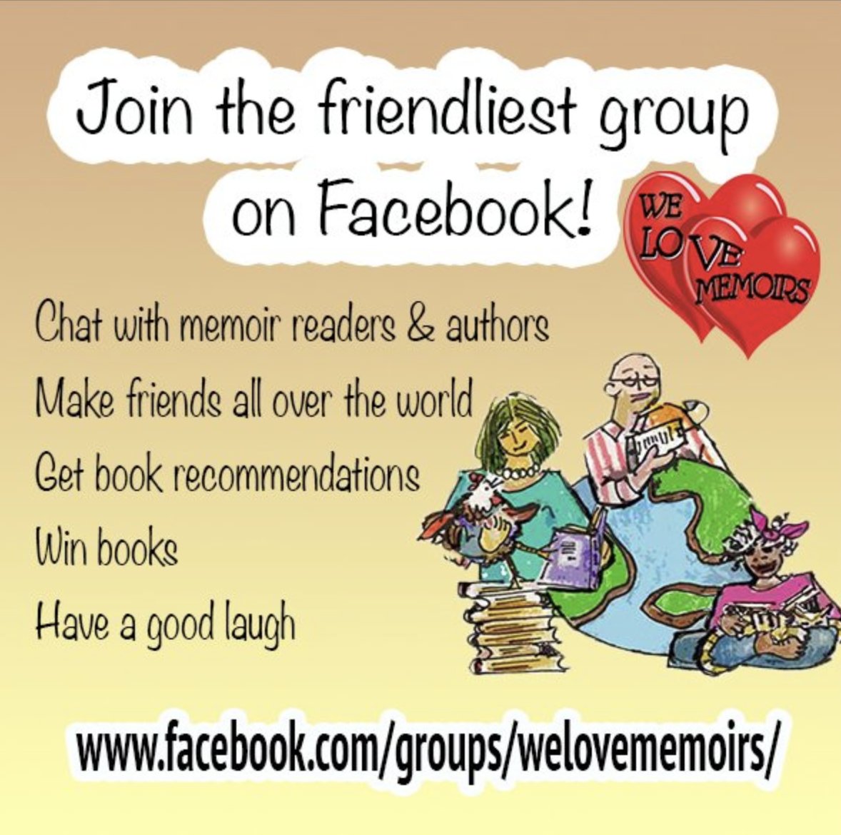 If you love reading or writing memoirs, join us!