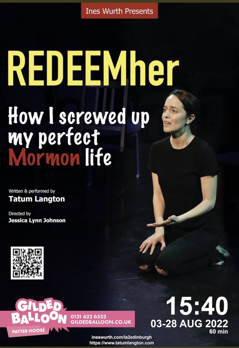zoomsical's tweet photo. Love, lust, and Latter-day Saints, Tatum Langton has survived it all, and in one spellbinding hour will enthrall you with a story that is heartfelt, hilarious, and puts the scar back in the Scarlet Letter. 3:40p at Patter Hoose. https://t.co/W5CMlW2RQX