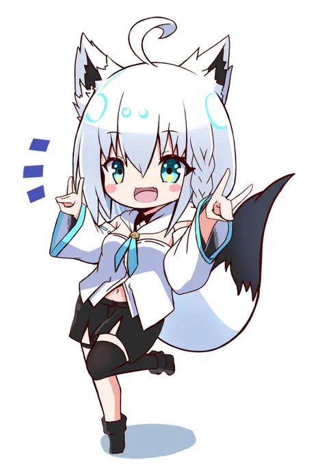 配信おつ様でした!ゲリラでミニフブちゃんを描きました! 