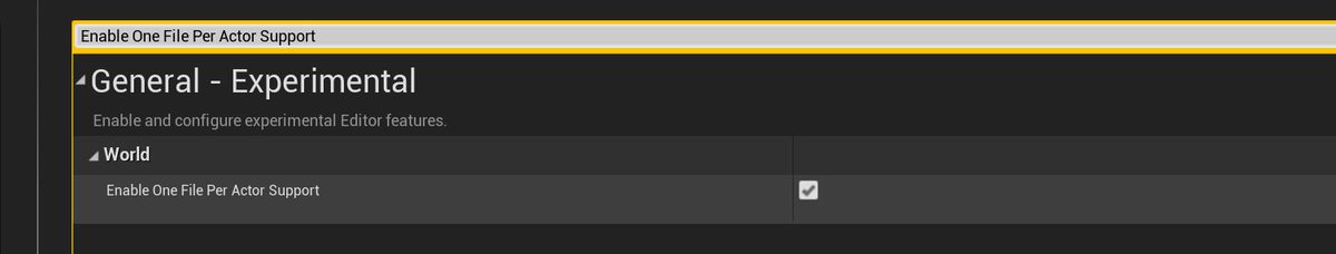 papalqi's tweet photo. #UE4 #UE5  Maybe everyone doesn't know OFPA one file per actor  is work In 4.27 , https://t.co/imbJbXPIqN