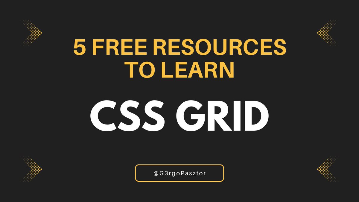 #webdev Do you want to learn CSS grid for FREE? Then you must check out ...