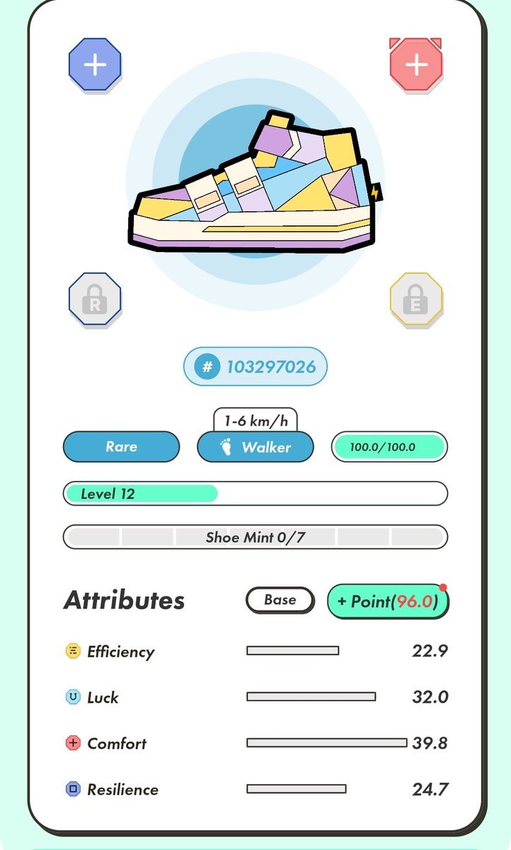 KevInvestz's tweet image. #STEPN gmt earner level up giveaway ✨️.  Follow me, like, retweet, and comment below with a picture of your sub-level 30 future gmt earner and I'll help some of you level it up to level 30 with some gmt.  👀 for more giveaways.