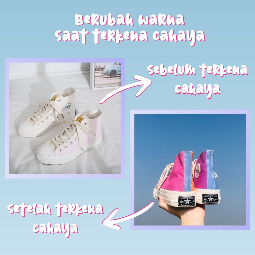molynadya's tweet photo. Baru tau ada sepatu model begini. Kalo kena cahaya doi berubah warna!

🔗 https://t.co/OLvCiCKvBi https://t.co/QlGHEVY6Wm