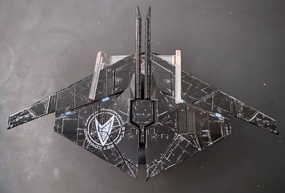 BenCSRobinson's tweet image. Here’s the next unreleased #startrek ship. This is one of the Mars ‘Defense’ ships that the Romulan use in the synth attack in #StarTrekPicard season 1. Liking and sharing will increase the chances of it getting released. #startrekships