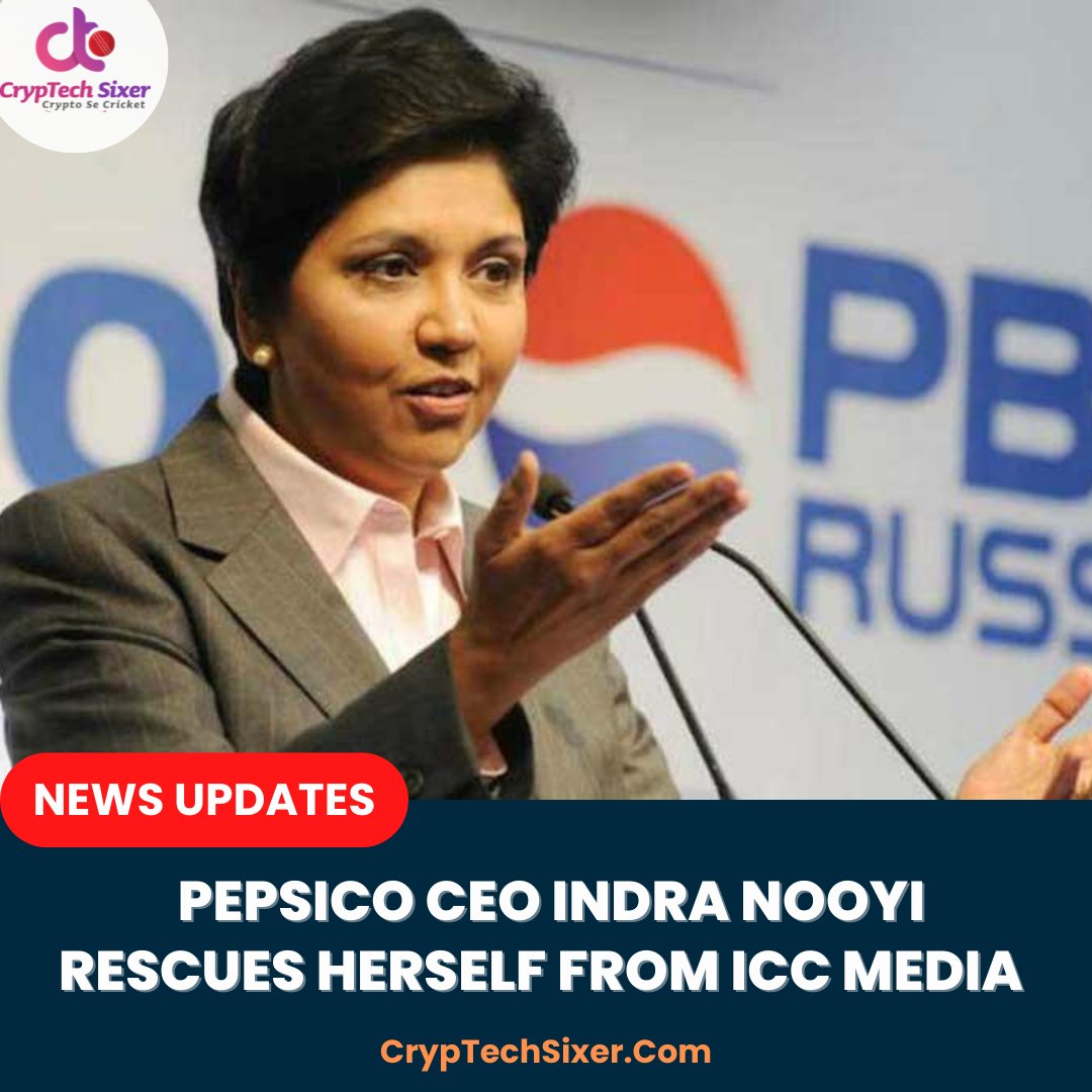 CrypTechSixer's tweet photo. Former @PepsiCo CEO and an @ICC board member Indra @Indra_Noooyi herself from ICC media rights sale due to conflict of interest
#PepsiCo #ICCboard #PepsiCoCEO #IndraNooyi #PepsiCoLife #ICC #ctsixer #CrypTechSixer https://t.co/PY6DDIzTAi