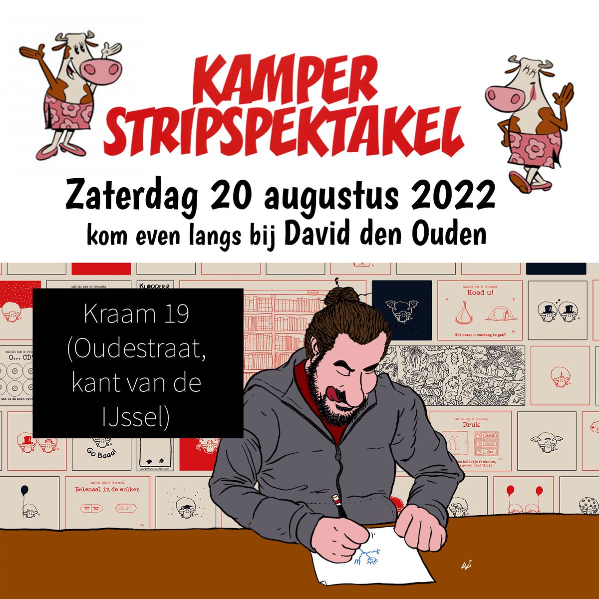go_baaa's tweet photo. Deze zaterdag. Kamper Stripspektakel. Wie zie ik daar? Ik sta op kraam is 19!

#kamperstripspektakel #stripbeurs https://t.co/Ut87rZvLta
