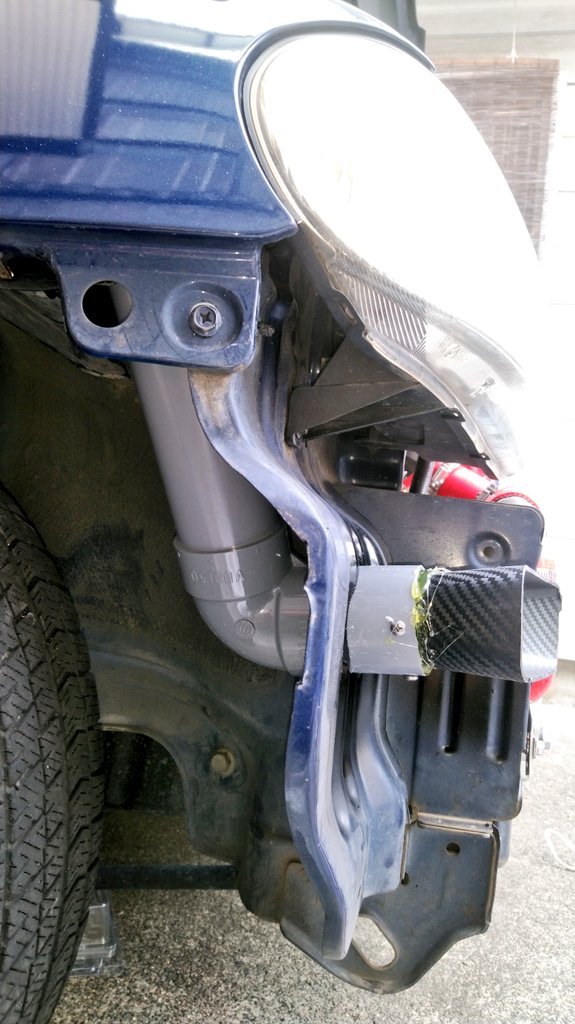 よ ぐると 4416 よしひろ 一眼 ファンネルを現車合わせで取り付け 吸気口を向かって左に着けたからナンバープレート右へ移設 T Co Ulwkvr0mqo Twitter