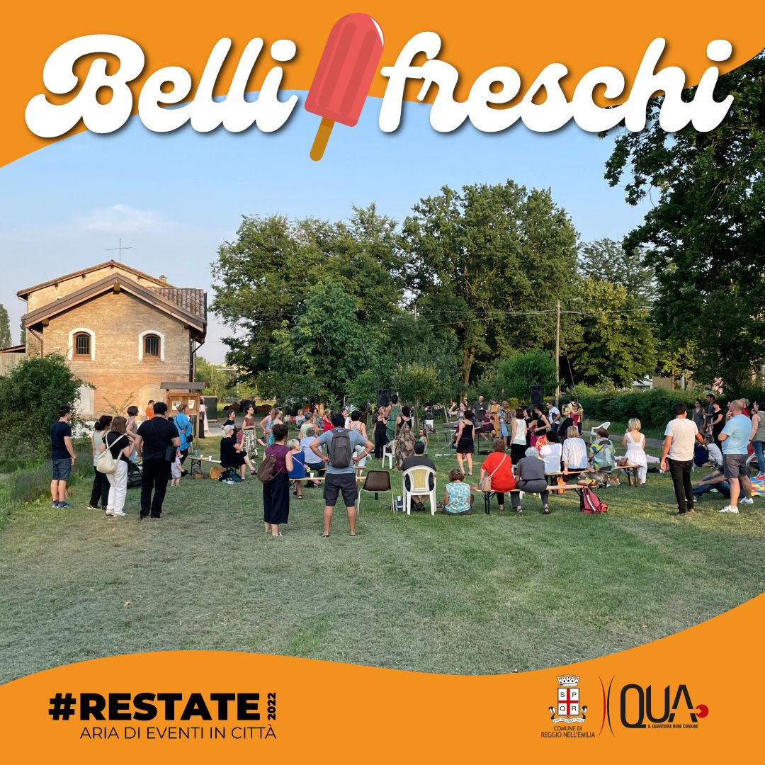 quaderno_re's tweet photo. 🟨 🟧 Scopri gli eventi #Bellifreschi targati #Quartierebenecomune, nei parchi e nei quartieri di #ReggioEmilia dal 29 agosto al 4 settembre!
Info e dettagli qua 👉 https://t.co/1Z5cktR3PP https://t.co/nTNaxpO10R