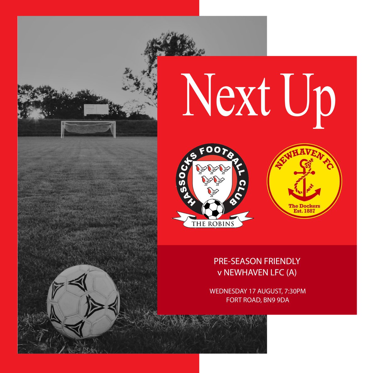 Hassocks Ladies FC (@hassocksladies) on Twitter photo We're excited to test out <a href="/newhavenladies/">Newhaven Ladies FC</a> brand new 3G pitch tomorrow night in a pre-season friendly! Kick off is at 7:30pm at Newhaven FC, Fort Road, BN9 9DA.
#UTR #hassocksfc #hassocks #womensfootball #womeninfootball #letherplay #preseasonfriendly We're excited to test out <a href="/newhavenladies/">Newhaven Ladies FC</a> brand new 3G pitch tomorrow night in a pre-season friendly! Kick off is at 7:30pm at Newhaven FC, Fort Road, BN9 9DA.
#UTR #hassocksfc #hassocks #womensfootball #womeninfootball #letherplay #preseasonfriendly