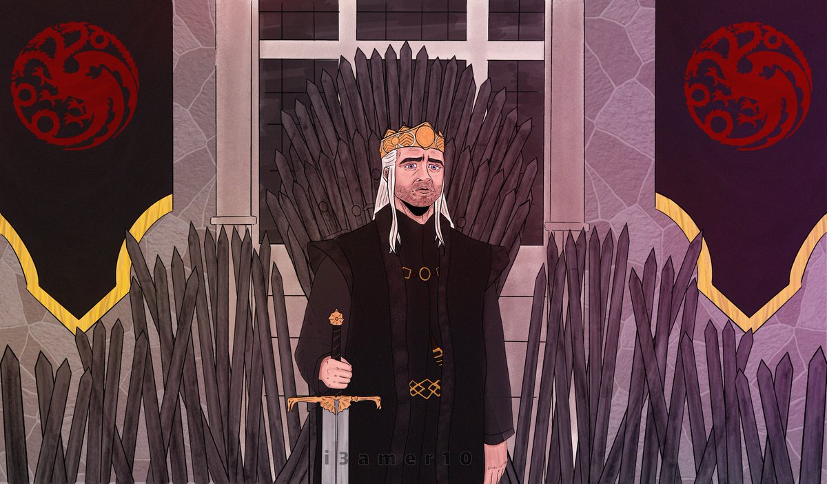 i3amer10's tweet photo. #ASOIAF | Viserys I Targaryen . 
.
الملك فيسيرس تارغاريان 👑
.
.
#hotd #HouseOfTheDragon #Viserys https://t.co/ir2qKSGNxb
