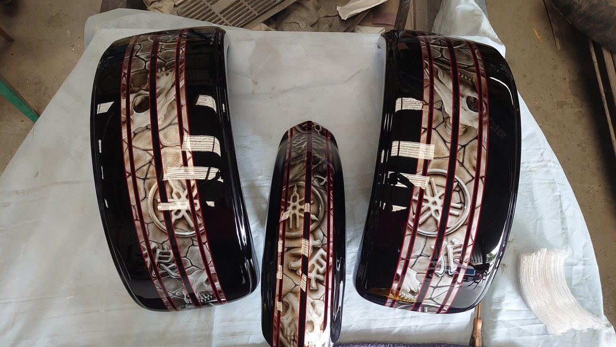 MDMachine's tweet image. Mimicking the original work from the front fender to arches made for the trike conversation.