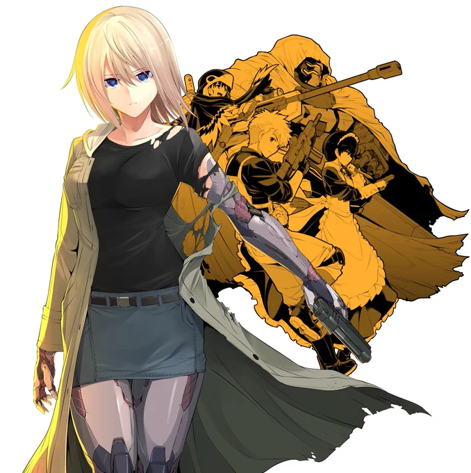 書籍版『メカニカル バディ ユニバース』のカバーイラストがこちら!タイトルロゴなどが入った正式な書影はまたいずれ 
