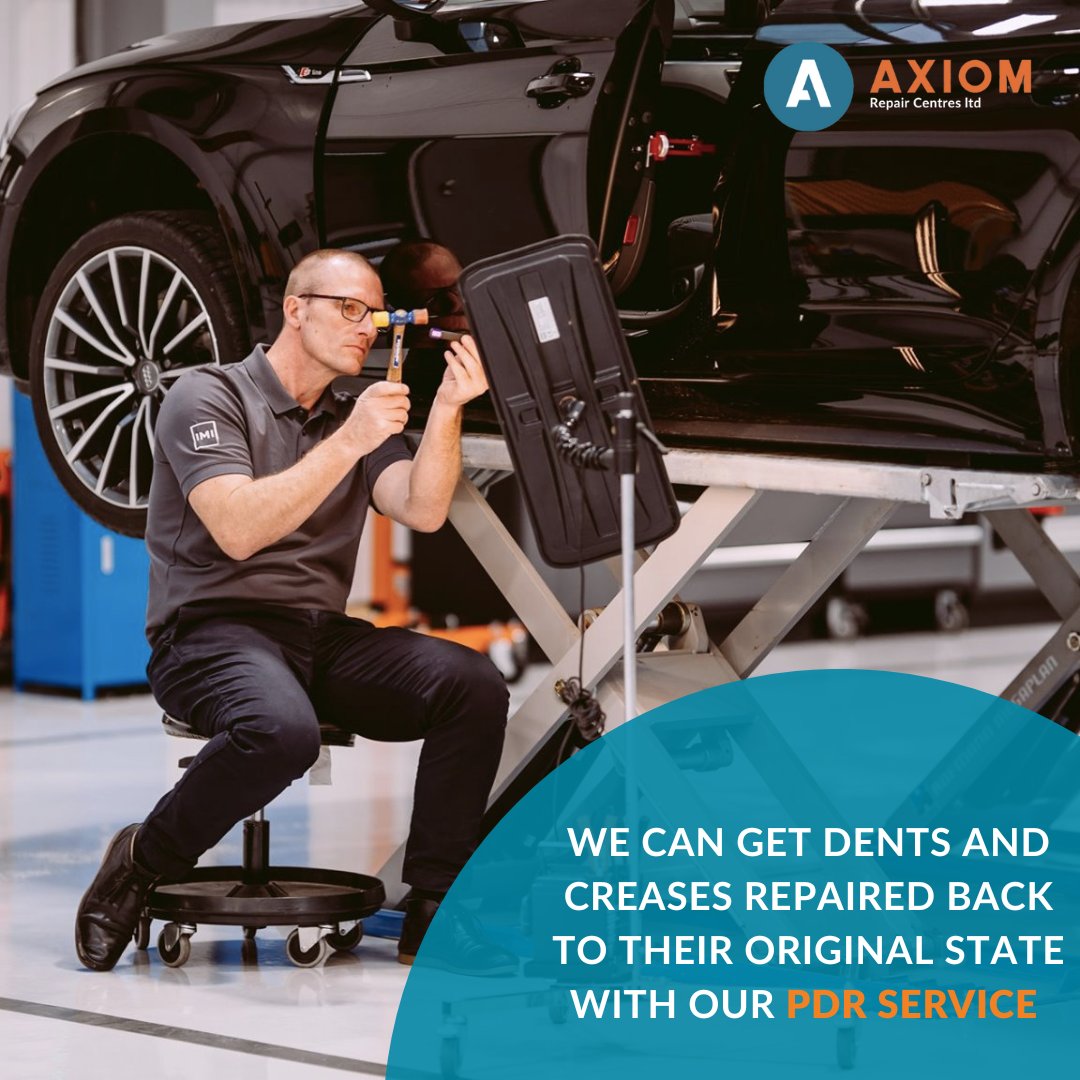 AXIOM_Repair's tweet photo. We offer #PDR (Paint Dent removal) service which allows for dents and creases to be repaired back to their original state . 

PDR is the least intrusive method of repair and our aim at AXIOM is to maintain the originality of the vehicle wherever possible: https://t.co/jQASTGzWBW https://t.co/OvIk47fJYK